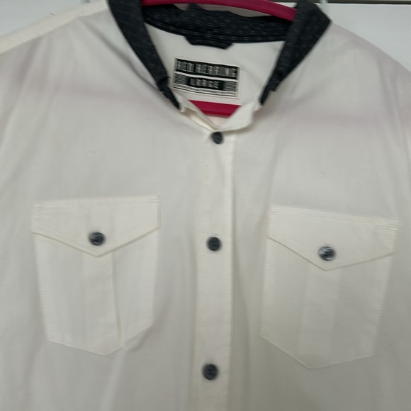 Men’s short sleeve shirt by Red Herring size Large - Picture 3 of 5